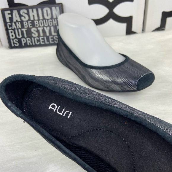 Auti Jamie Black Ballet Flats - Picture 7 of 8